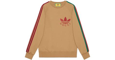 gucci x adidas cotton sweatshirt|adidas x gucci men.